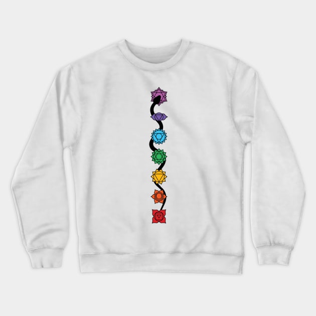 7 Chakra Kundalini Crewneck Sweatshirt by Krishnansh W.